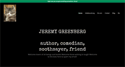 Desktop Screenshot of jeremygreenberg.com